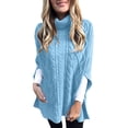 thumbnail image 1 of Latested 2022 Robe à Manches Longues pour Femme Grande Taille Chandail Col Haut, 1 of 1