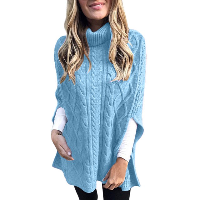 Kelon Liquidation d'Étoles Cardigan Mélangé pour Femmes Latested 2022 Robe à Manches Longues pour Dame Grande Taille Chandail à Col Montant