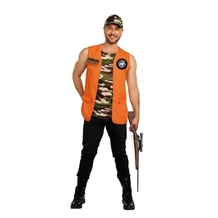 Dreamgirl Men's On the Hunt Camouflage Hunter Costume