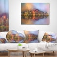 thumbnail image 3 of Designart Singapore Financial District Island - Cityscape Throw Pillow - 16x16, 3 of 4