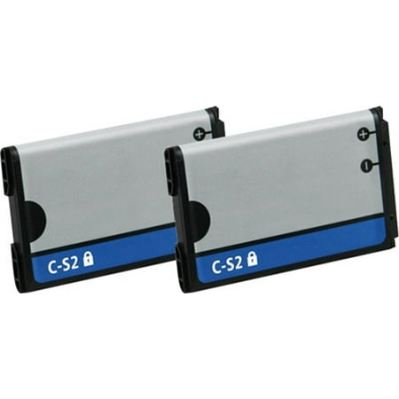 Replacement Battery C-S2 for Blackberry 7100 / Curve 8320 Phone Models (2 Pk)