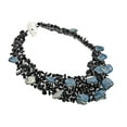 thumbnail image 2 of Simply Chic Midnight Medley Black Onyx Choker Statement Necklace, 2 of 5