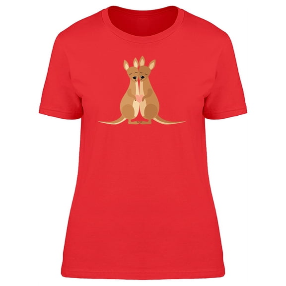Loving Kangaroos T-Shirt Women -Image by Shutterstock, Female x-Large