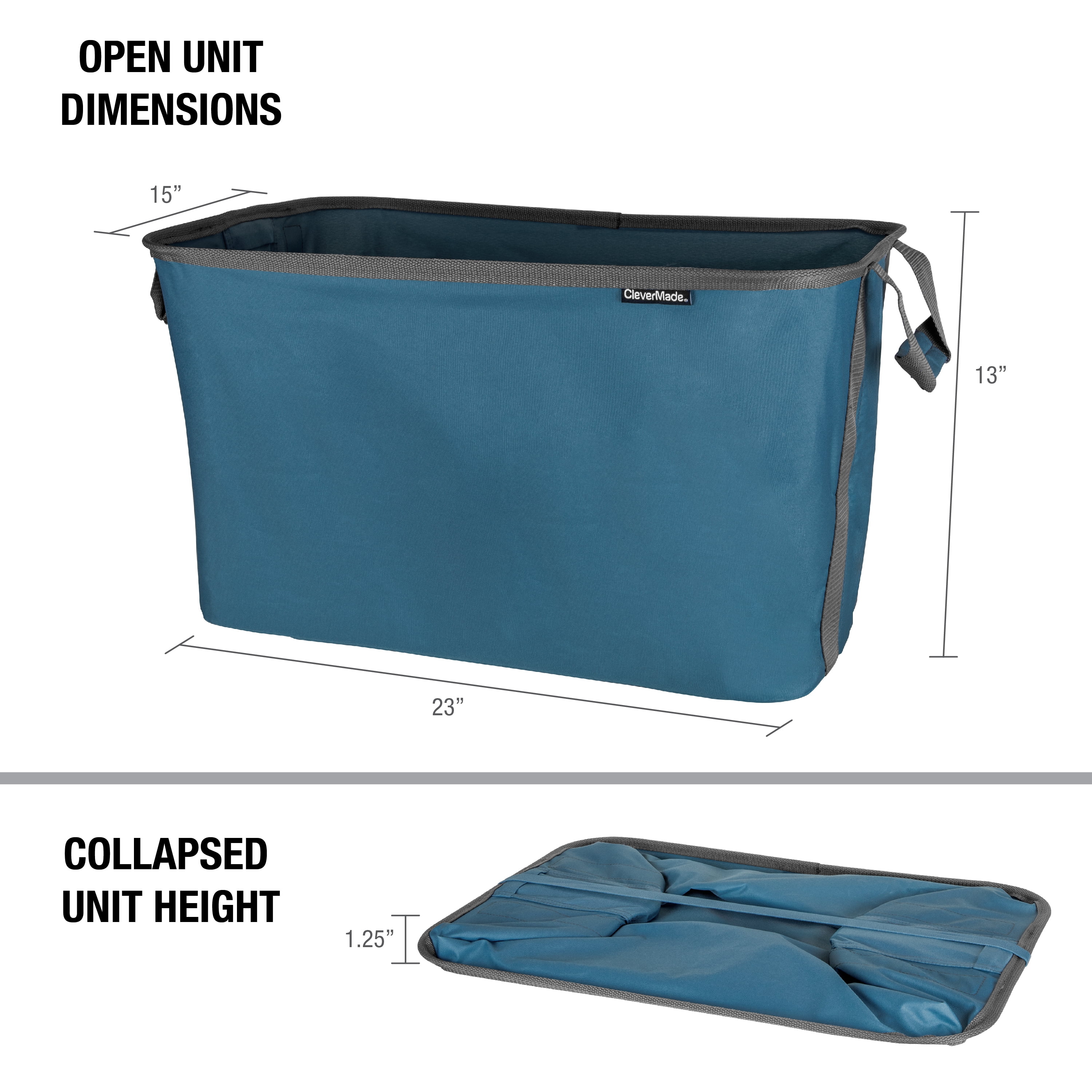 Clevermade collapsible laundry tote new arrivals