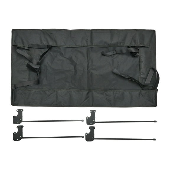 Removable Awning Canopy For Wagon Attachment Sun Shade Cover For Trolley Cart Mingyiq Inc