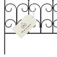 thumbnail image 5 of Pure Garden Set of 5 Decorative Interlocking Metal Garden Fencing (Black), 5 of 7