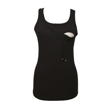 

LVMA1500 - 100% premium Cotton - Women Nursing Maternity Tank Top