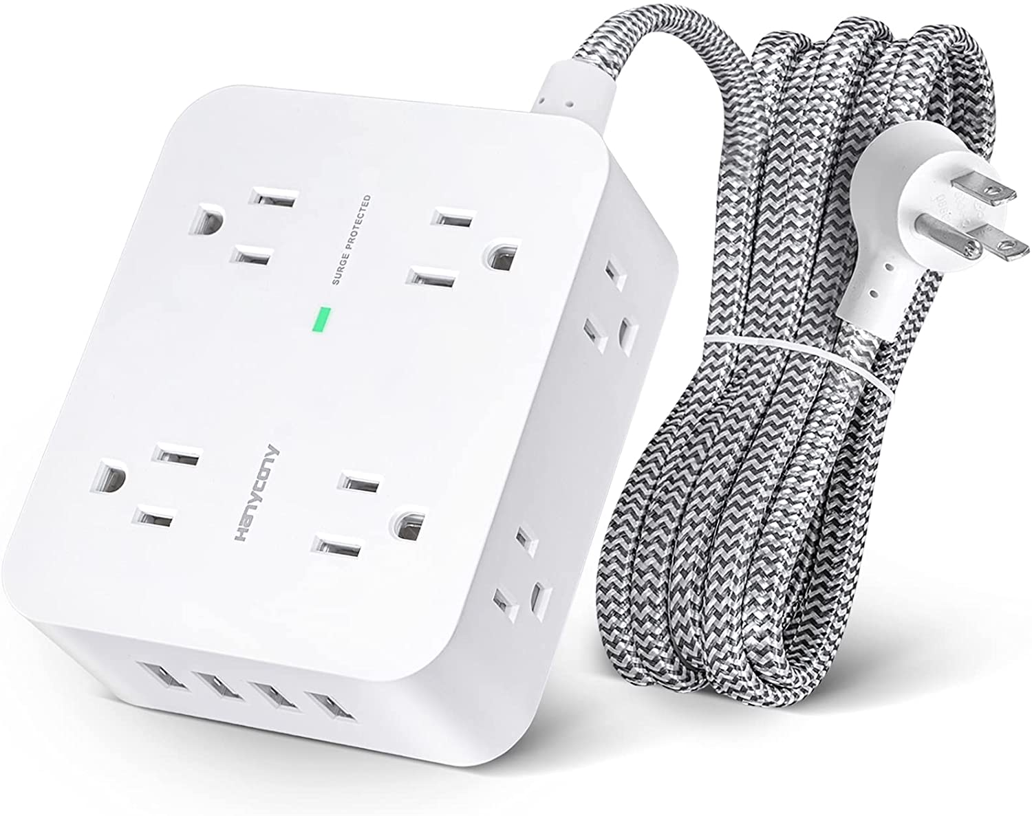 お気にいる】 Surge Protector Power Strip Widely Outlets with USB Chargi その他周辺機器