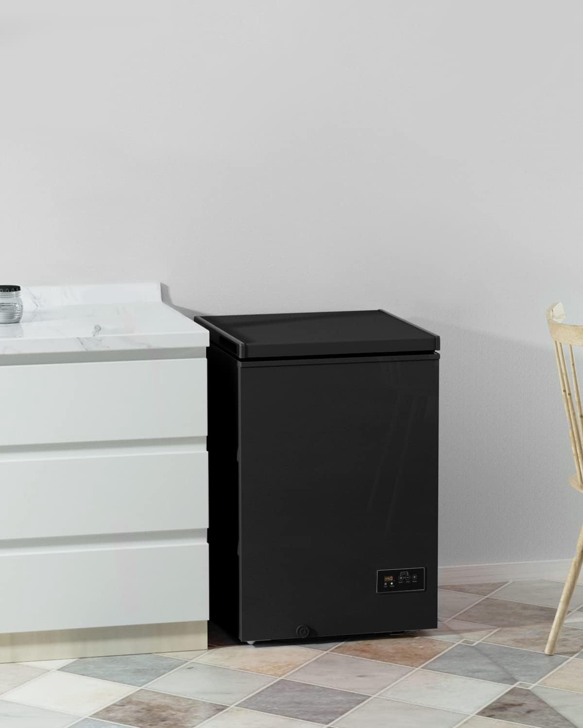 ADT Low temperature Chest Freezer 3.5 Cubic Feet Free-Standing Top Door Freezers 14℉ to -40℉