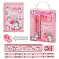 thumbnail image 4 of Astronaut Unicorn Stationery Set Stationery Gift Set Include Purse 2 pcs Pencils A Ruler Eraser and Pencil Sharpener Stationery Sets Studying Accessories, 4 of 5