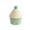 Green, variant on LiUMX Cute Lid Storage Basket With Bow Decor, Knitting Cotton Covered Desktop Organizer Bin, Decorative Round Container for Cosmetics and Small Sundries