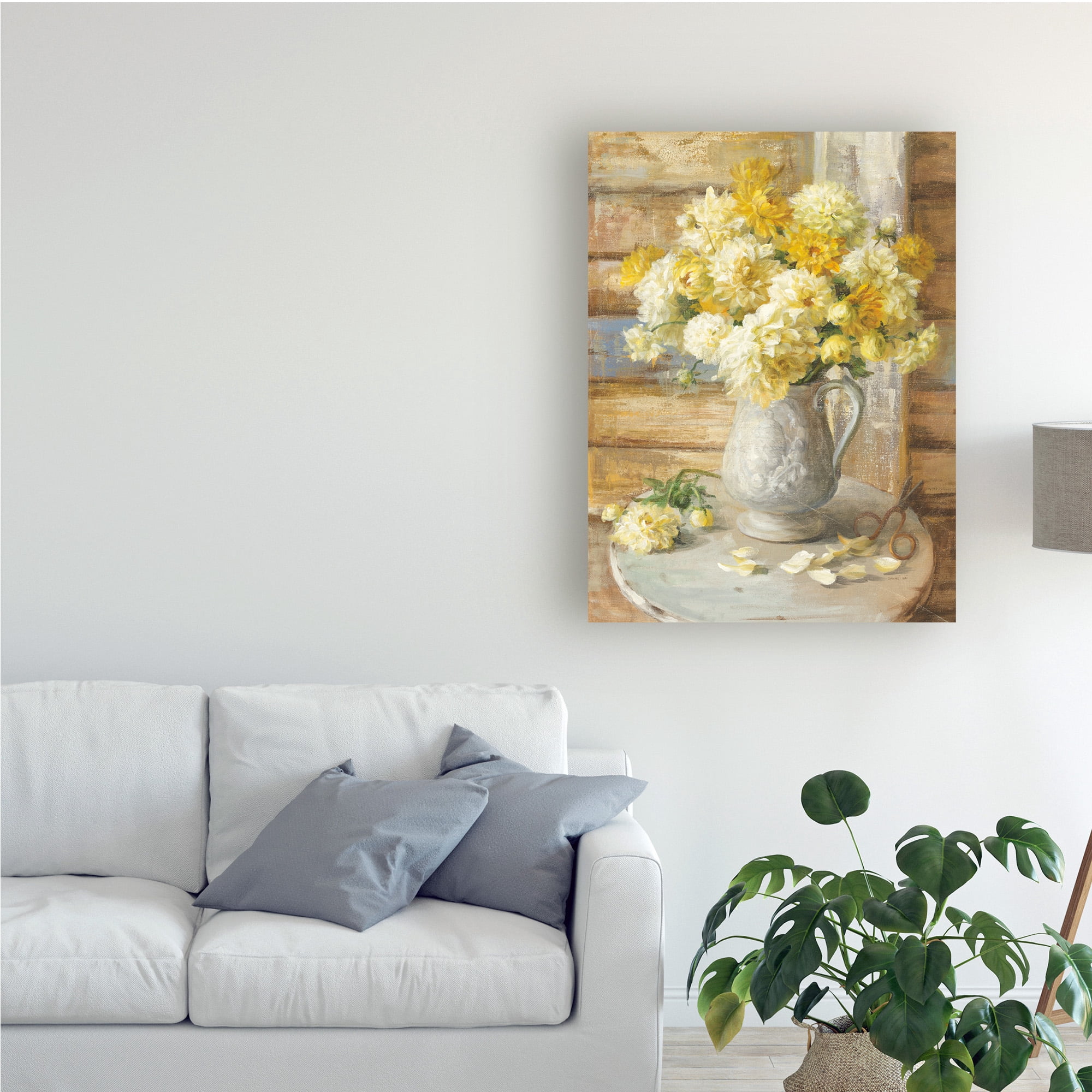 Trademark Fine Art 'From the Garden' Canvas Art by Danhui Nai