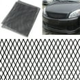 thumbnail image 4 of Black Aluminum Mesh Grille Cover Car Bumper Fender Hood Vent Universal 47"x15.8", 4 of 5