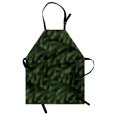 thumbnail image 1 of Winter Apron, Vivid Fir Pine Branches Trees Coniferous Trees Evergreen Nature Forest, Unisex Kitchen Bib with Adjustable Neck for Cooking Gardening, Adult Size, Green Dark Green Caramel, by Ambesonne, 1 of 4