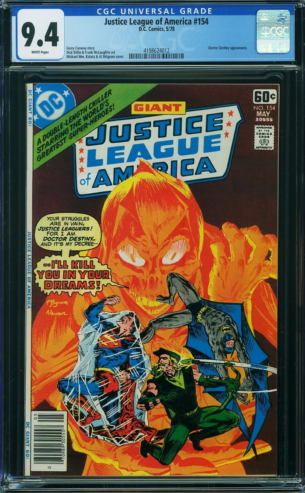 Cover of Justice League of America #154