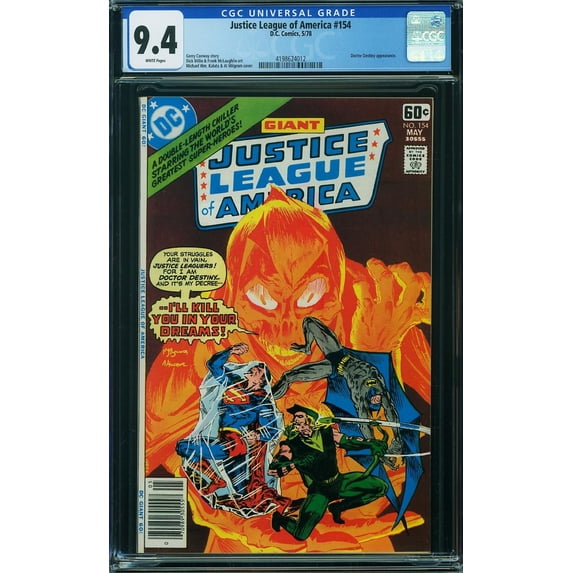 Justice League of America #154 - CGC 9.4 Comic Book