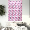 thumbnail image 4 of Abstract Tapestry, Paint Stains Expressionism Inspired Modern Artwork Surreal Shapes Pattern, Wall Hanging for Bedroom Living Room Dorm Decor, 40W X 60L Inches, Pink Purple White, by Ambesonne, 4 of 5