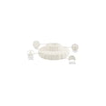 thumbnail image 2 of Meridian Furniture Arc Cream Velvet Modular Sectional, 2 of 7