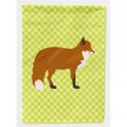 thumbnail image 1 of Carolines Treasures BB7702CHF Red Fox Green Flag Canvas House, 1 of 4