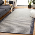 thumbnail image 2 of SAFAVIEH Ebony Ainsley Modern Area Rug, Ivory/Navy, 8' x 10', 2 of 7
