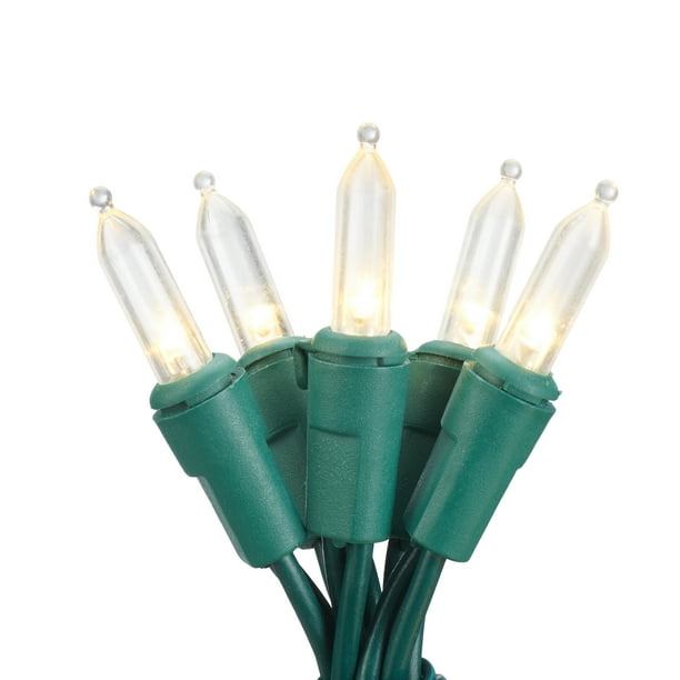 Holiday Time 16 Function Warm White Mini LED Christmas Lights, 27, 105