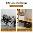 thumbnail image 6 of Shoe Organizer for Closet, Large Shoe Box Storage Containers, Foldable Shoes Storage Organizer Box Bin, Space Saving Shoes Holder, 6 of 7