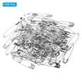 thumbnail image 3 of Uxcell Safety Pins 1.73 Inch Nickle Plated Small Sewing Pins Silver Tone 400Pcs, 3 of 4