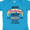 thumbnail image 4 of Inktastic Happy Birthday, Daddy Best Ever in Pink Boys or Girls Baby Bodysuit, 4 of 5