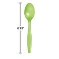 thumbnail image 2 of 288/Case Bulk Fresh Lime Green Plastic Spoons, 2 of 6