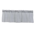 thumbnail image 1 of AMLESO Semi Sheer Valances Rod Pocket Light Filtering Straight Drapery Breathable Polyester Lightweight Short Curtains for Office Kitchen Balconies grey, 1 of 8