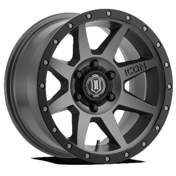 ICON Alloys Rebound, Titanium, 17 x 8.5 / 6 x 135, 6mm Offset, 5" BS