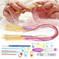 thumbnail image 1 of Circular Needle, Double-Pointed Needle 18Pcs With Accessories Pack For Sweaters For Knitting Scarves, 1 of 8