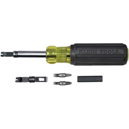 VDV001-081 Multi-Bit Screwdriver Pundown Screwdriver Bayoneted-Style Multi-Tool with Heavy-Duty Blade Bl for Bit Storage