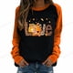 thumbnail image 1 of Sudadera con capucha con estampado 3D de calabaza para mujer, Sudaderas con capucha divertidas de cuello redondo, Sudadera con capucha escalofriante, Sudaderas informales para gimnasio, 1 of 4