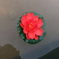 thumbnail image 1 of Artificial Floating Foam Lotus Flowers Water Lily Pond Plants Home Garden Decoration 4" Dia 9 Colors, 1 of 5