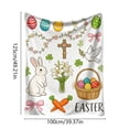 thumbnail image 2 of REK Easter Decor Easter Blanket For Cozy Home Soft Throw Blanket For Season Lightweight Warmth Perfect Idea Quality Bedding, 2 of 4
