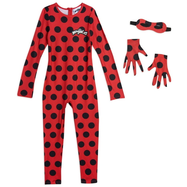 Conjunto de Disfraz Miraculous Ladybug Mono para Niñas 10-12
