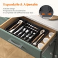 thumbnail image 4 of Organizador de cajones para cubiertos Lifewit, expandible, negro, 4 of 9