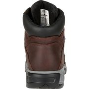 MICHELIN Men's 6 HydroEdge Steel Toe Waterproof Work Boot Brown - XHY662