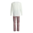 thumbnail image 4 of Parent-child Clothing  Christmas Pajamas Set  Long Sleeves + Trousers, Elk Pattern Festive Accessory, 4 of 10