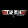 thumbnail image 2 of Junior's Top Gun Shiny Chrome 3D Movie Logo Graphic T-Shirt, 2 of 3