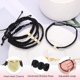 thumbnail image 3 of Pulseras Iniciales Uxcell para Mujeres y Hombres, Pulseras de Cuerda Trenzada Ajustables con Letra del Alfabeto A y Encanto de Corazón para Regalos de Cumpleaños de Amistad de Graduación, 3 of 6