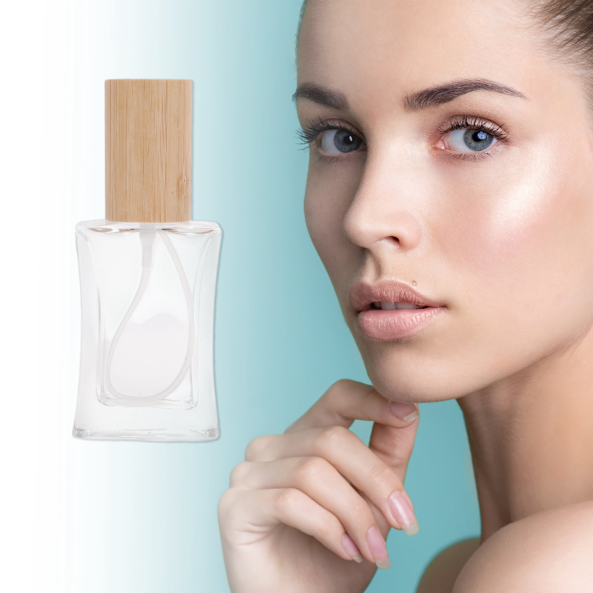 Unique Bargains Perfume Bottle 30ml/1oz Gold Tone 1 Pcs Slim Bottle