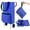 Blue, variant on Shopping Trolley Bag, Reusable Portable Collapsible Shopping Bags, Foldable Shopping Cart with Wheels Grocery Bag Extra Large Utility Tote Bag for Travel Shopping Camp