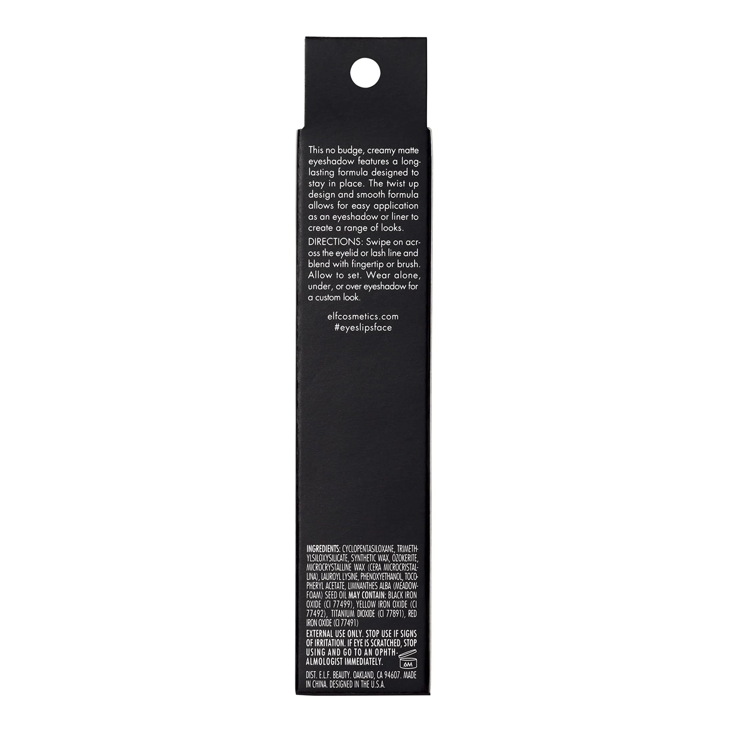 e.l.f. No Budge Matte Shadow Stick, Lava Lamp, 0.05oz