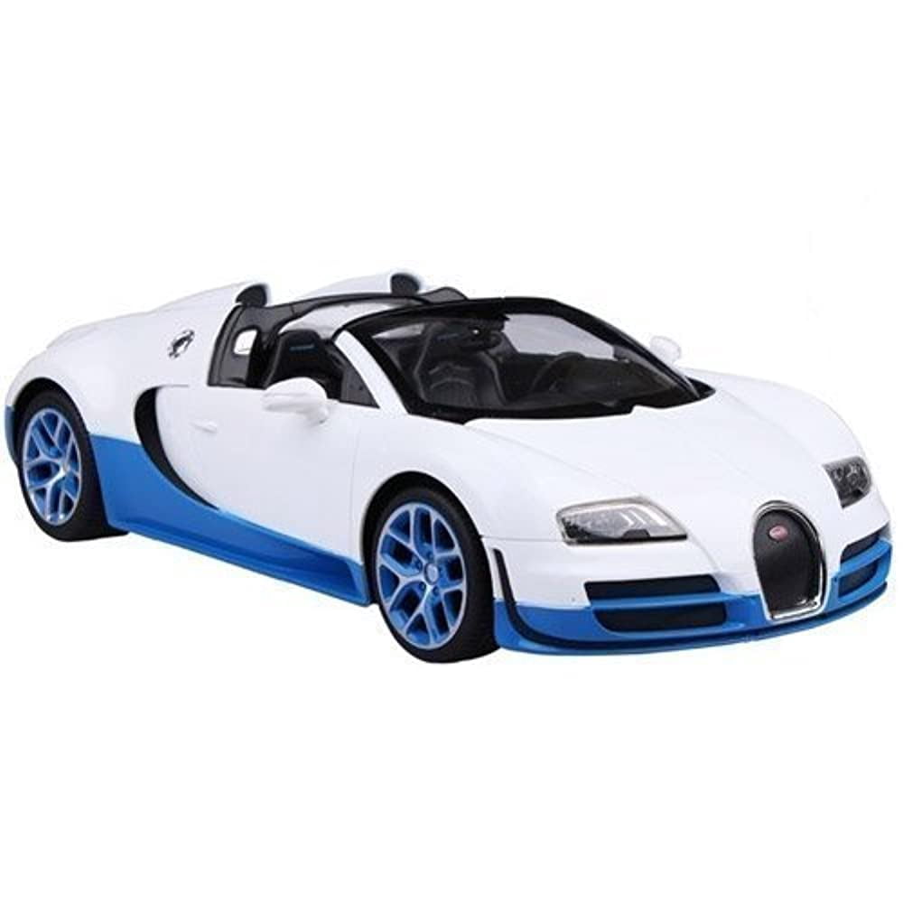 Radio Remote Control 1 14 Bugatti Veyron 16 4 Grand Sport Vitesse Licensed RC Model Car White Blue