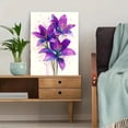 thumbnail image 5 of Purple Iris Dining Entryway Home Wall Art Decor, 5 of 8
