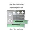 thumbnail image 2 of Cardboard/Mylar 2x2 Coin Holder Flips for Quarter 24.3mm, by Guardhouse 500 pk, 2 of 3