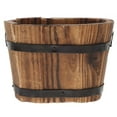 thumbnail image 1 of Wood Planter Craft Household Decorative Artificial Flower Pot Succulent Plant Pot Container, 1 of 9