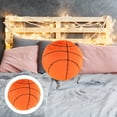 thumbnail image 4 of Coussin de Siège de Basketball Rond Décoratif Oreiller de Basketball en Peluche Coussin de Canapé Souple, 4 of 8